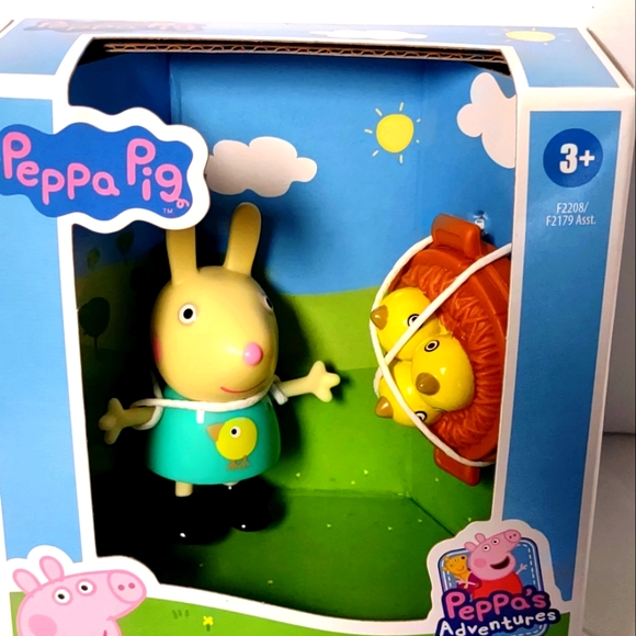 Toy Peppa Pig Zoe Zebra Rebecca Rabbit Peppa's Adventures Collectibles - Picture 4 of 8